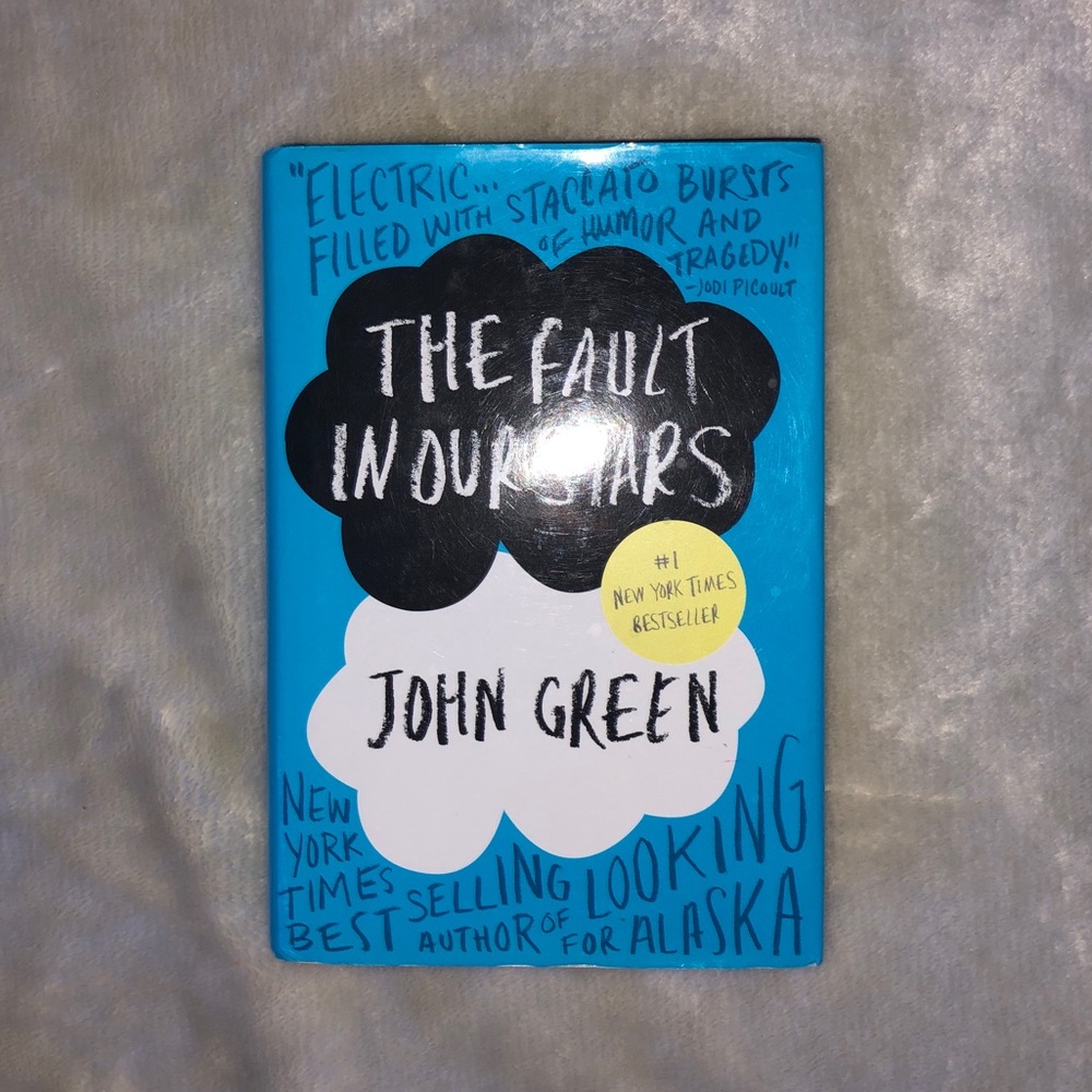 “the fault in our stars” hardcover book